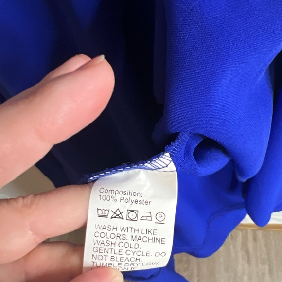 Shein  Blue Ruffle Dress Size L NWOT Lot - Picture 10 of 10